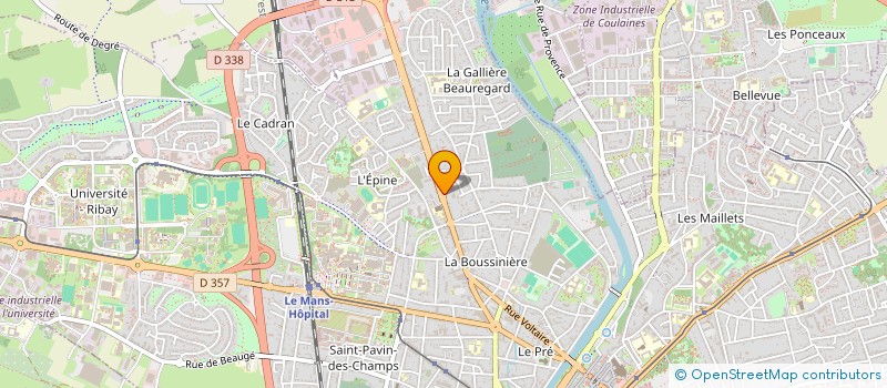 localisation de l'entreprise VALENTIN JAN TAXI  LE MANS