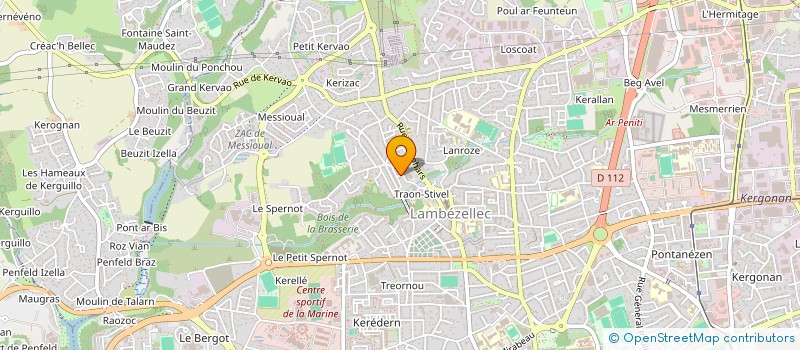 localisation de l'entreprise VALENTIN JAOUEN à BREST