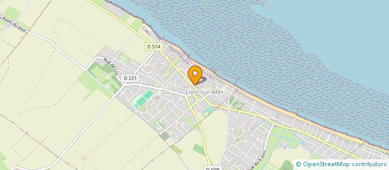 localisation de l'entreprise VALENTIN KRON  LION-SUR-MER