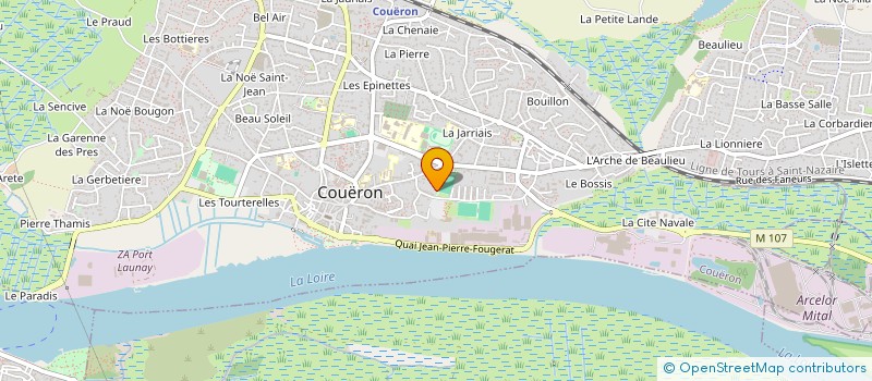 localisation de l'entreprise VALENTIN LAURIER à COUERON