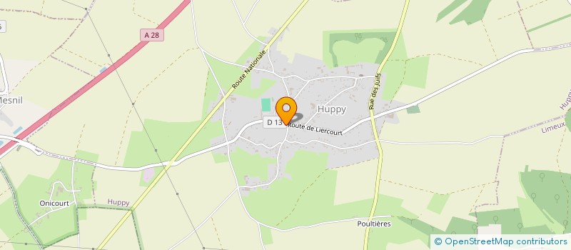 localisation de l'entreprise VALENTIN MELLIER  HUPPY