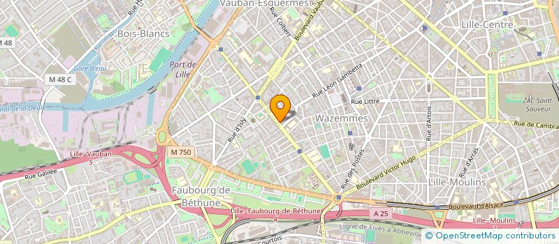 localisation de l'entreprise VALENTIN MUTEZ CHARPENTE à LILLE