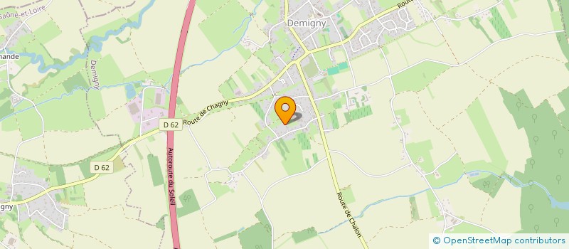 localisation de l'entreprise VALENTIN PAYSAGE  DEMIGNY