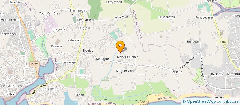 localisation de l'entreprise VALENTIN'S  TREFFIAGAT