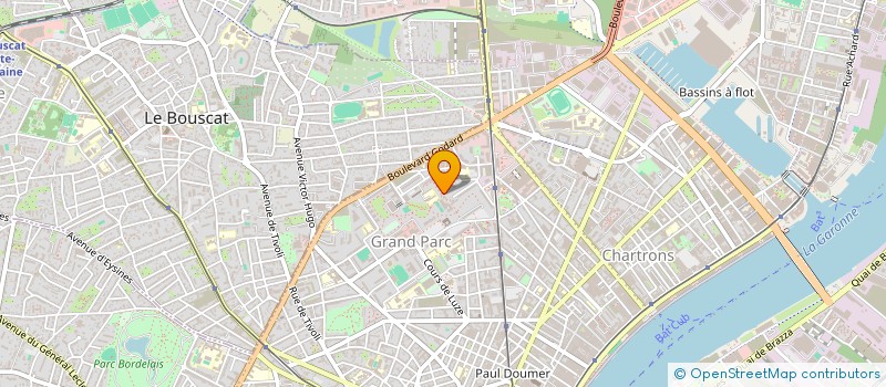 localisation de l'entreprise VALENTIN SARL à BORDEAUX