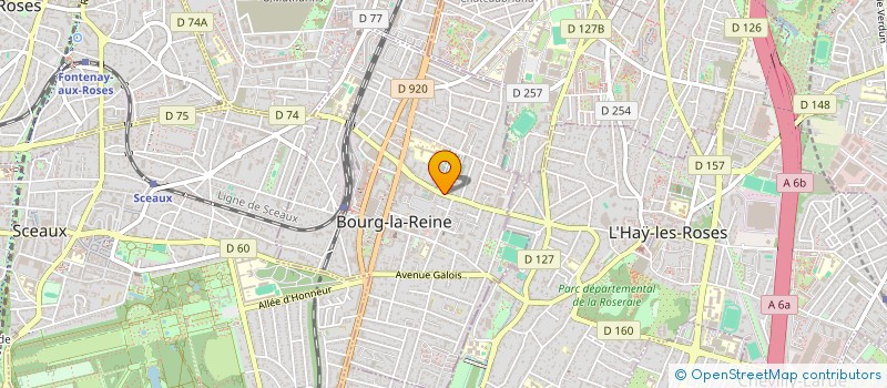 localisation de l'entreprise VALENTIN SAS à BOURG-LA-REINE