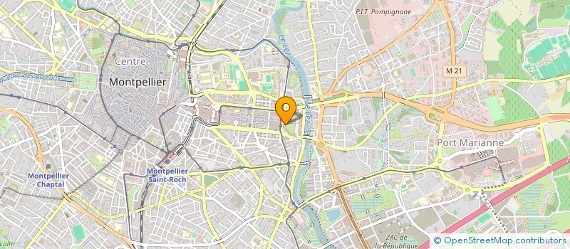 localisation de l'entreprise VALENTINA à MONTPELLIER