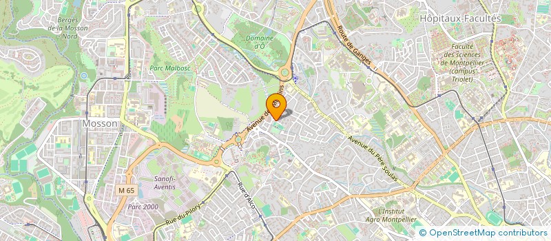 localisation de l'entreprise VALENTINA  MONTPELLIER