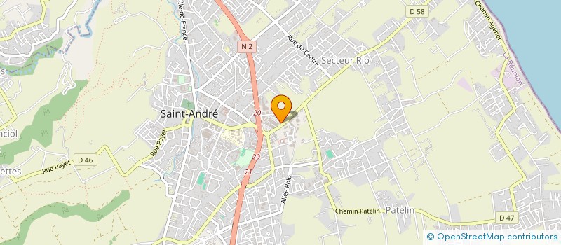 localisation de l'entreprise VALENTINA AURORA CHIARA à SAINT-ANDRE