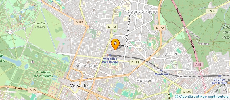localisation de l'entreprise VALENTINA CAPITAL à VERSAILLES