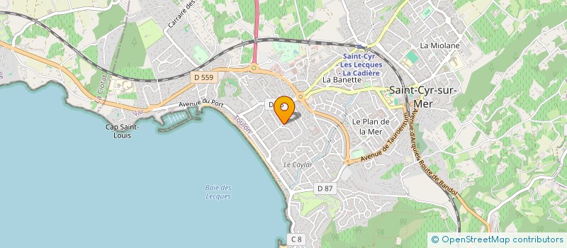 localisation de l'entreprise VALENTINA INVESTMENT PROPERTIES à SAINT-CYR-SUR-MER