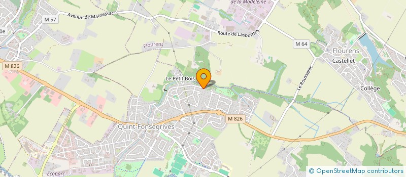 localisation de l'entreprise VALENTINE  QUINT-FONSEGRIVES