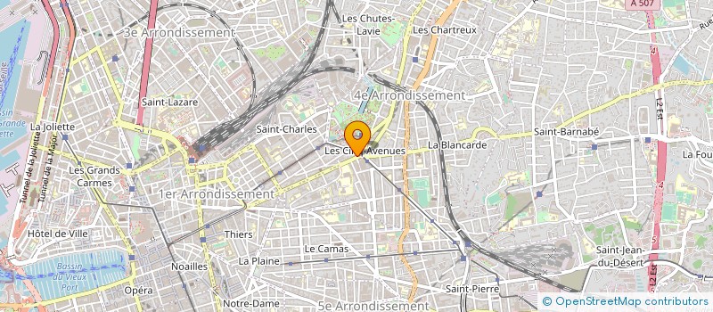 localisation de l'entreprise VALENTINE à MARSEILLE