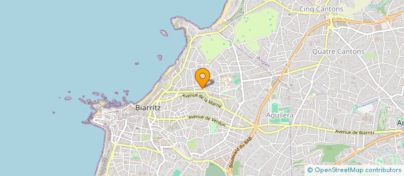 localisation de l'entreprise VALENTINE à BIARRITZ