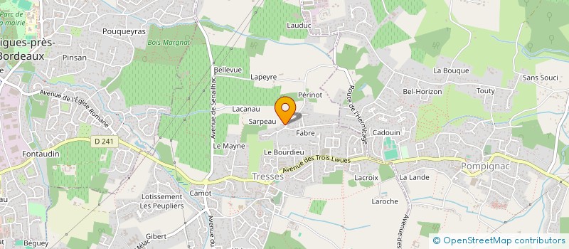 localisation de l'entreprise VALENTINE  TRESSES