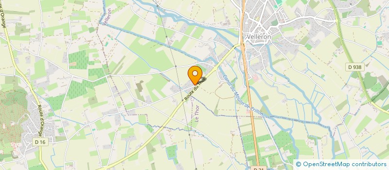 localisation de l'entreprise VALENTINE  VELLERON