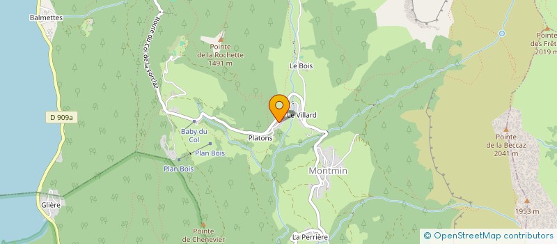 localisation de l'entreprise VALENTINE FINET SYLVANDER  TALLOIRES-MONTMIN