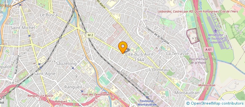 localisation de l'entreprise VALENTINE FLEURS à TOULOUSE