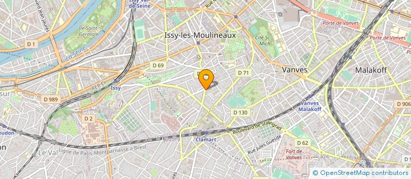 localisation de l'entreprise VALENTINE PRODUCTIONS à ISSY-LES-MOULINEAUX