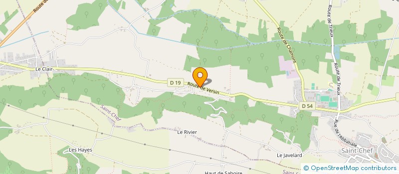 localisation de l'entreprise VALENTINO  SAINT-CHEF