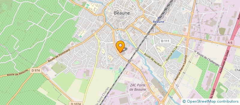 localisation de l'entreprise VALENTINO à BEAUNE