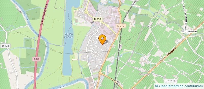 localisation de l'entreprise VALENTINO  LIBOURNE