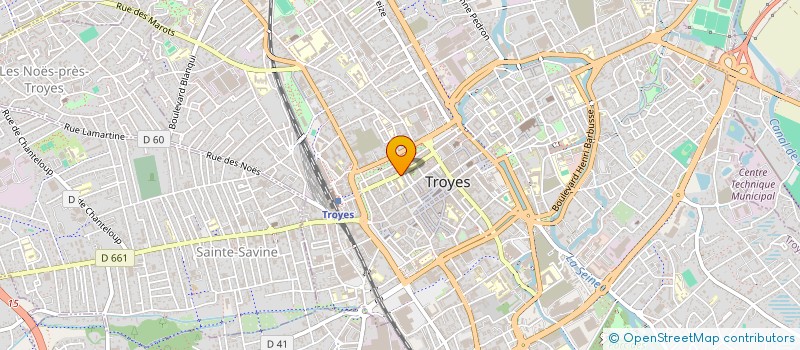 localisation de l'entreprise VALENTINO  TROYES