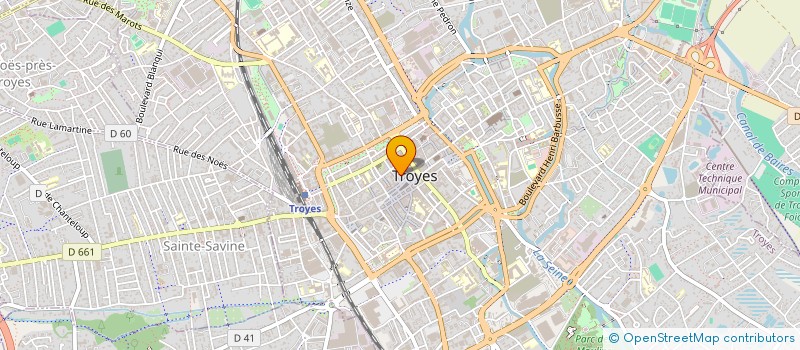 localisation de l'entreprise VALENTINO  TROYES