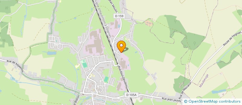 localisation de l'entreprise VALENTINO GROUP INTERNATIONAL  FEIGNIES