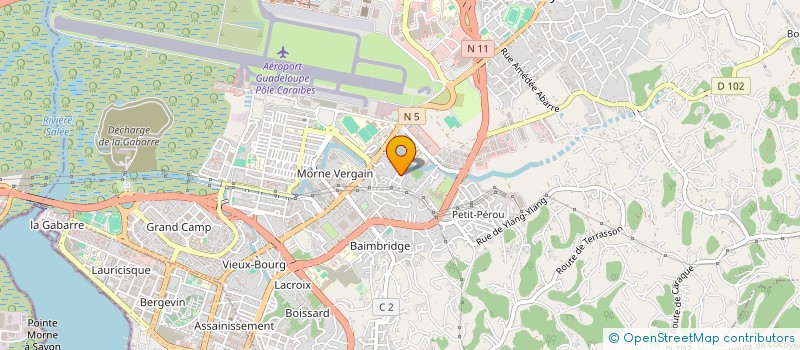 localisation de l'entreprise VALENTINO IMMOBILIER à LES ABYMES