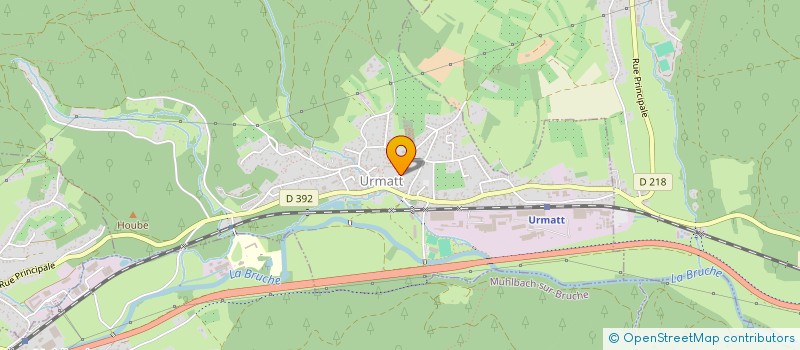 localisation de l'entreprise VALENTINO PRESTA  URMATT