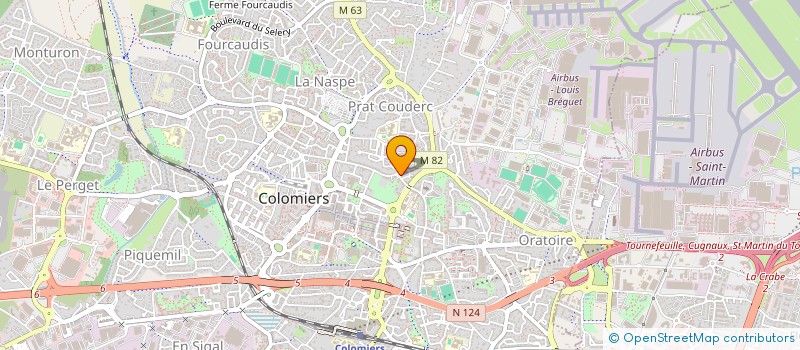 localisation de l'entreprise VALENTINO'Z PIZZA à COLOMIERS
