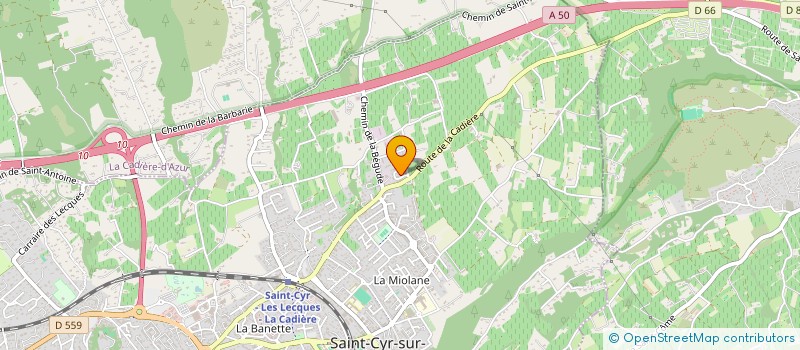 localisation de l'entreprise VALENTINOISE DE REPARATIONS ET LOCATIONS  LA PENNE-SUR-HUVEAUNE