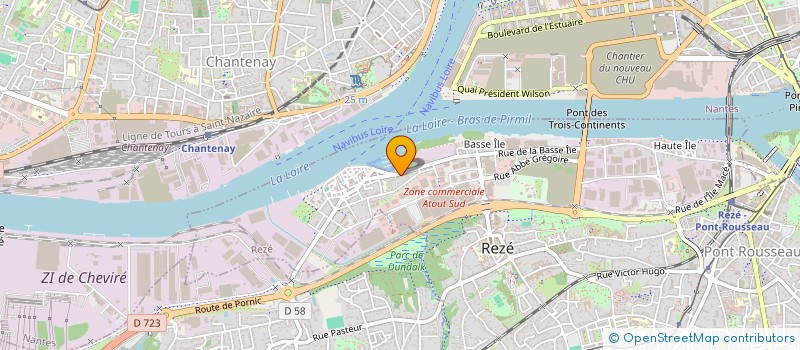 localisation de l'entreprise VALENTIX à REZE