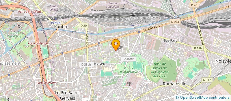 localisation de l'entreprise VALENTON à PANTIN