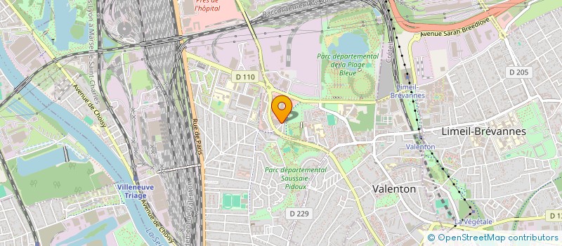 localisation de l'entreprise VALENTON AUTO PIECES à VALENTON