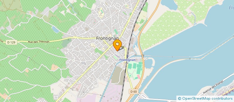 localisation de l'entreprise VALENZA à FRONTIGNAN