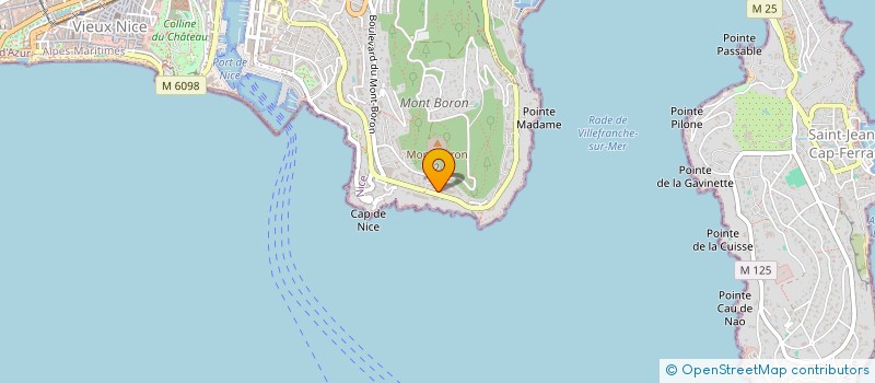 localisation de l'entreprise VALEO à NICE