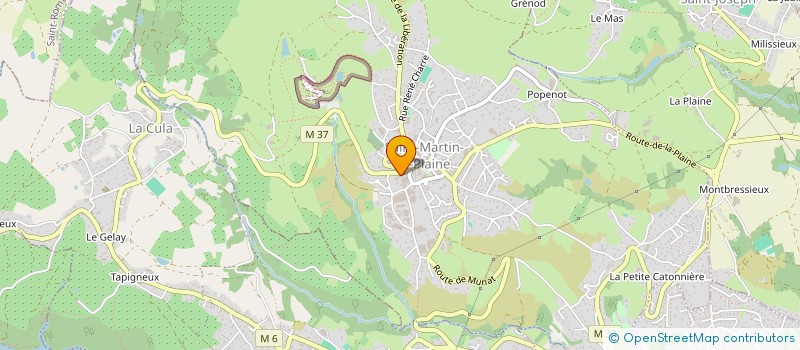 localisation de l'entreprise VALEOR  SAINT-MARTIN-LA-PLAINE