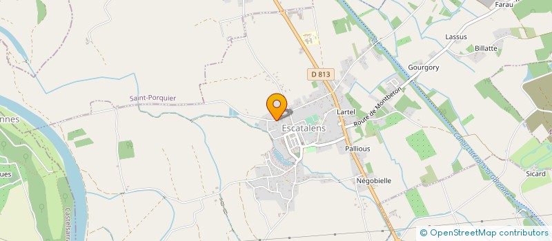 localisation de l'entreprise VALEQ  ESCATALENS