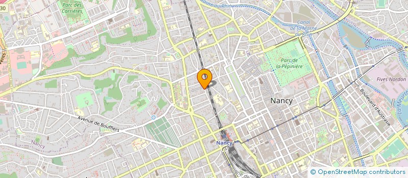 localisation de l'entreprise VALER  NANCY