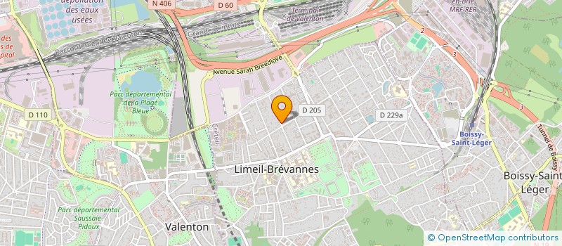 localisation de l'entreprise VALER à LIMEIL BREVANNES