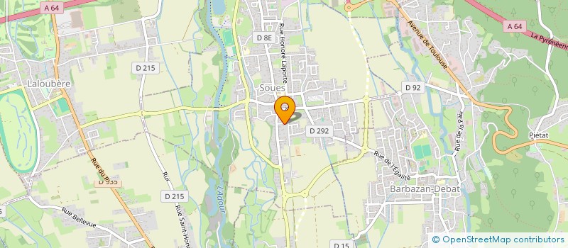 localisation de l'entreprise VALER  SOUES