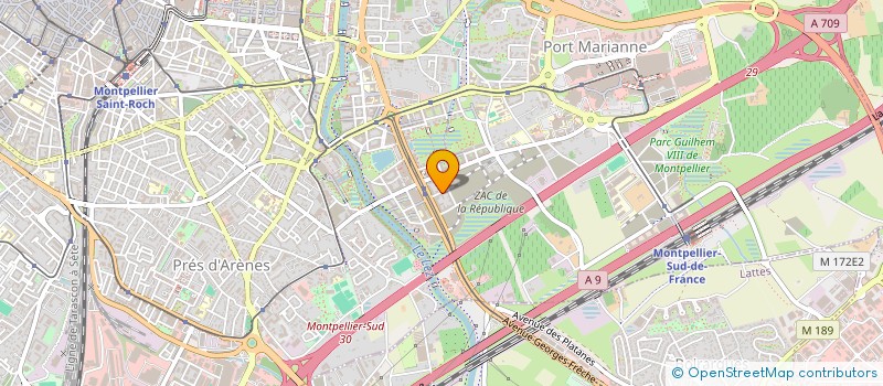 localisation de l'entreprise VALERE IMMOBILIER  MONTPELLIER