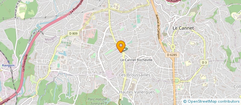 localisation de l'entreprise VALERIA à LE CANNET