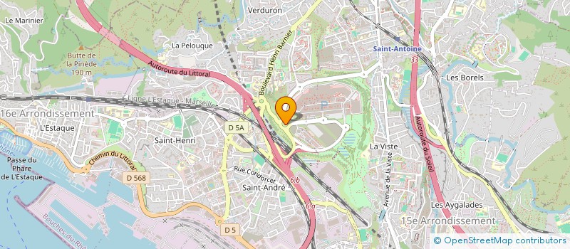 localisation de l'entreprise VALERIA MODA à MARSEILLE 16EME