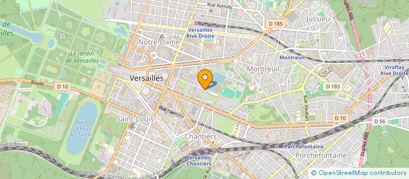localisation de l'entreprise VALERIA RH CONSULTING à VERSAILLES