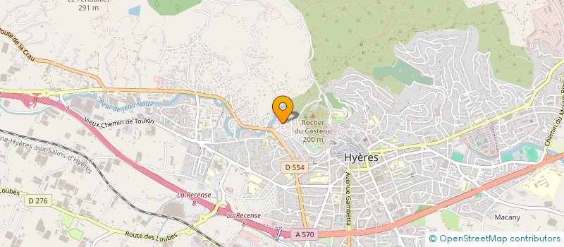 localisation de l'entreprise VALERIAN  HYERES
