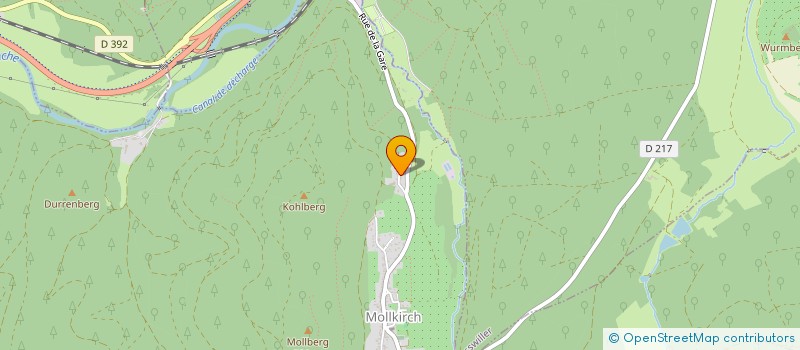 localisation de l'entreprise VALERIANE  MOLLKIRCH