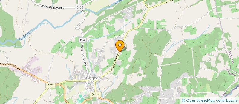localisation de l'entreprise VALERIANE  GRIGNAN